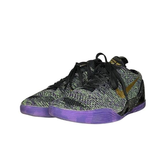 ***SOLD***Nike Kobe 9 Elite Low "Mamba Moment" iD Sneakers Size 8.5 Black Purple - Picture 2 of 6